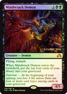 (Promo-Prerelease)Mindwrack Demon/精神壊しの悪魔